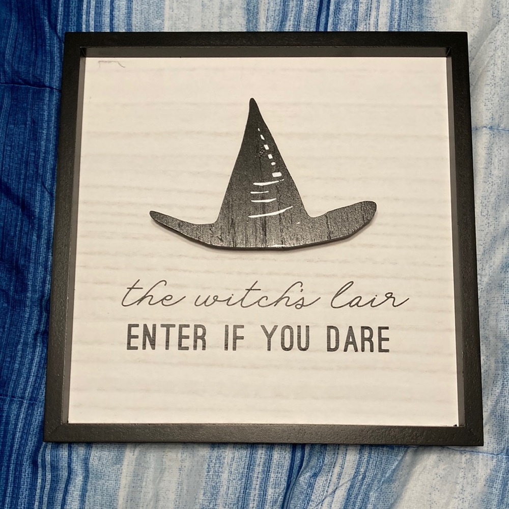 Enter the Witch Lair wall art
